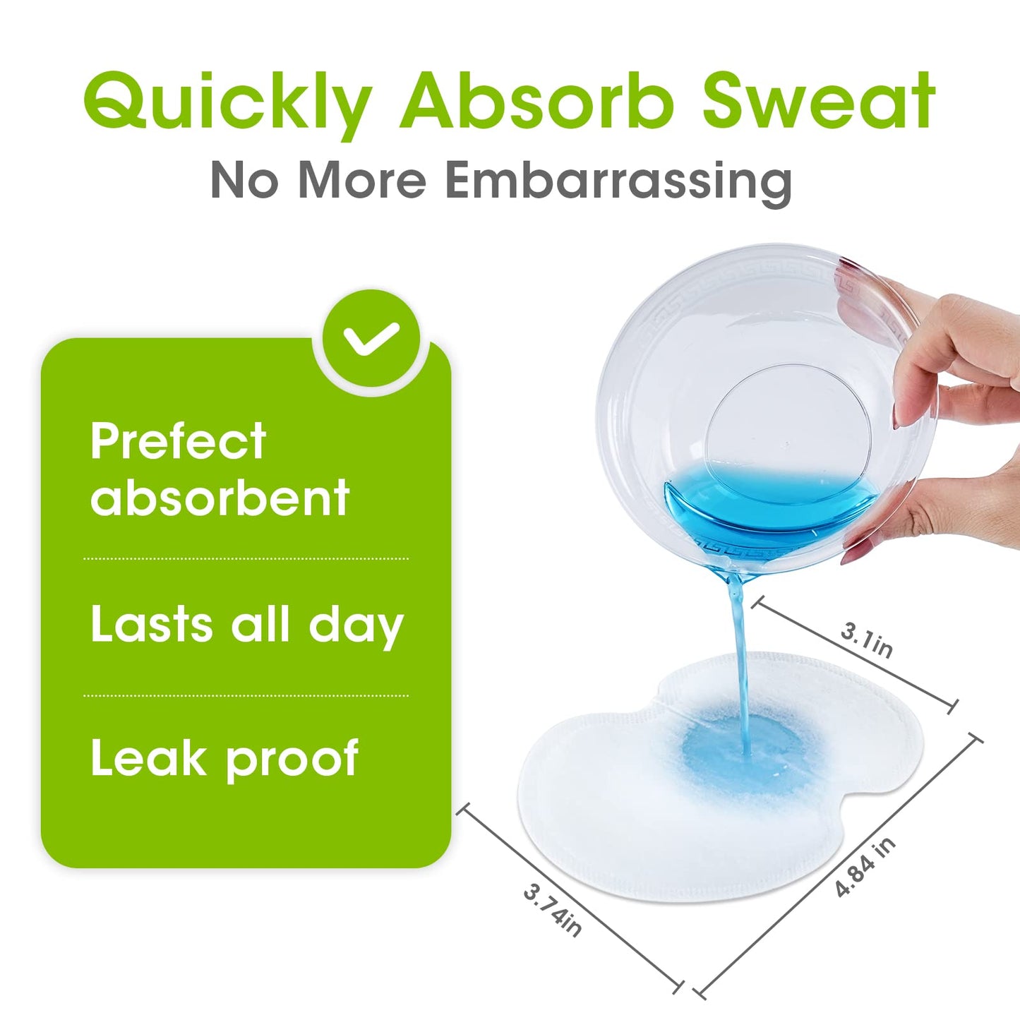 Sweat Absorption Underarm Patch (10pc)